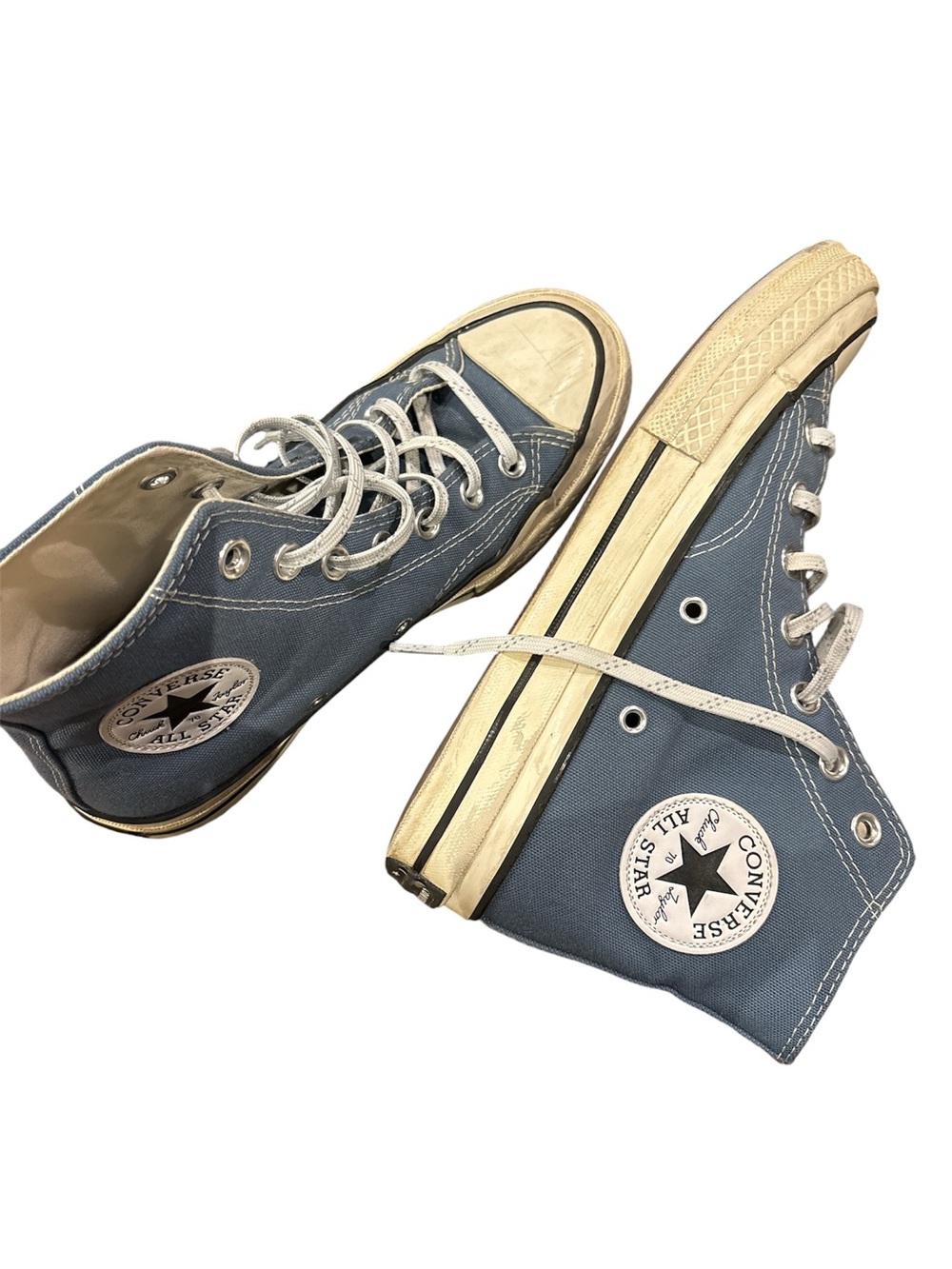 Converse Chuck 70 Hi Tonal Deep Water Sneakers, Womens size 7 (Men’s size 5)
